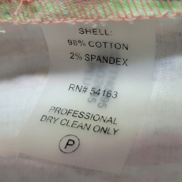 Calvin Klein V-Neck A-Line Fit and Flare Size 10 Multi Colored Pastel Watercolor - Picture 5 of 8